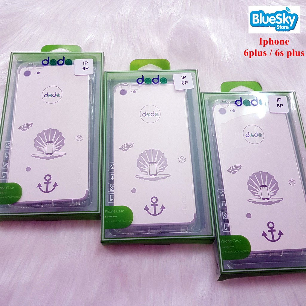Ốp lưng Iphone 6 Plus / 6s Plus Dada dẻo trong