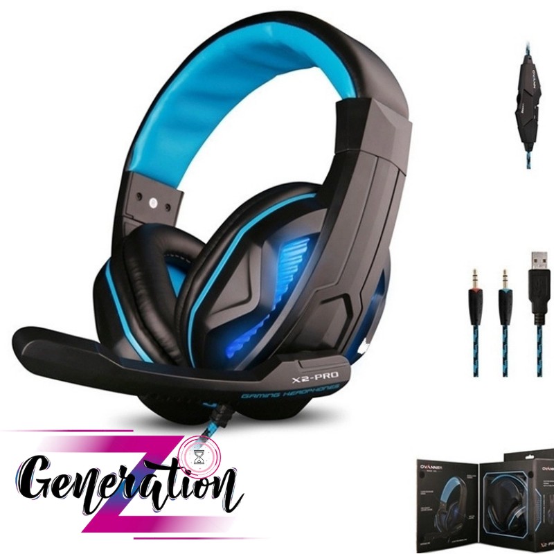 Tai nghe chụp tai Ovan X2-Pro- Headphone Led chuyên game