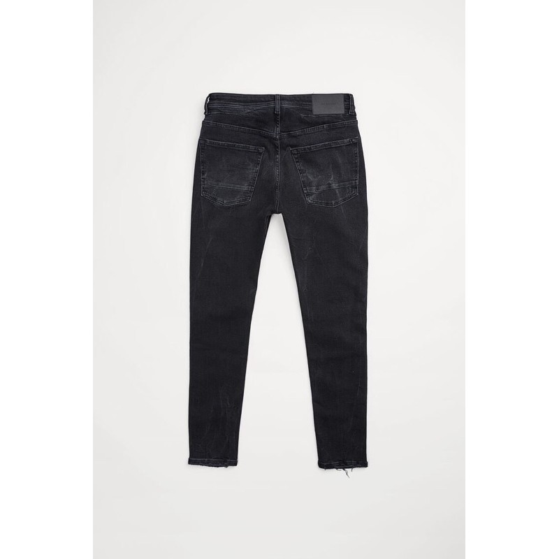 Quần jean Zara authentic RIPPED SKINNY WITH PATCHES