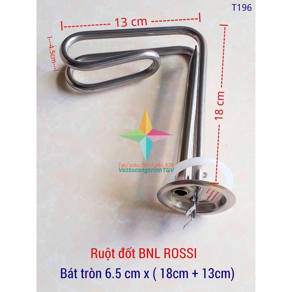 Sợi đốt AMTS Bình Nóng Lạnh ROSSI cong bát tròn 6.5cm x 18cm+13cm