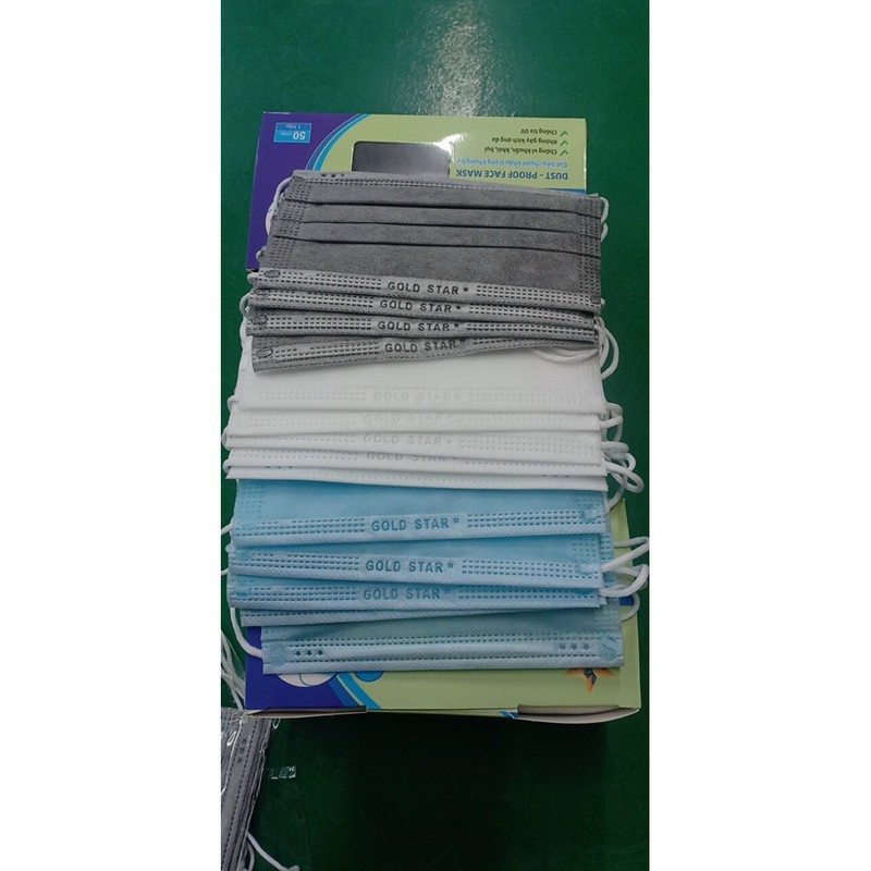 50 chiếc khẩu trang y tế 4 lớp ( MÀU NGẪU NHIÊN)