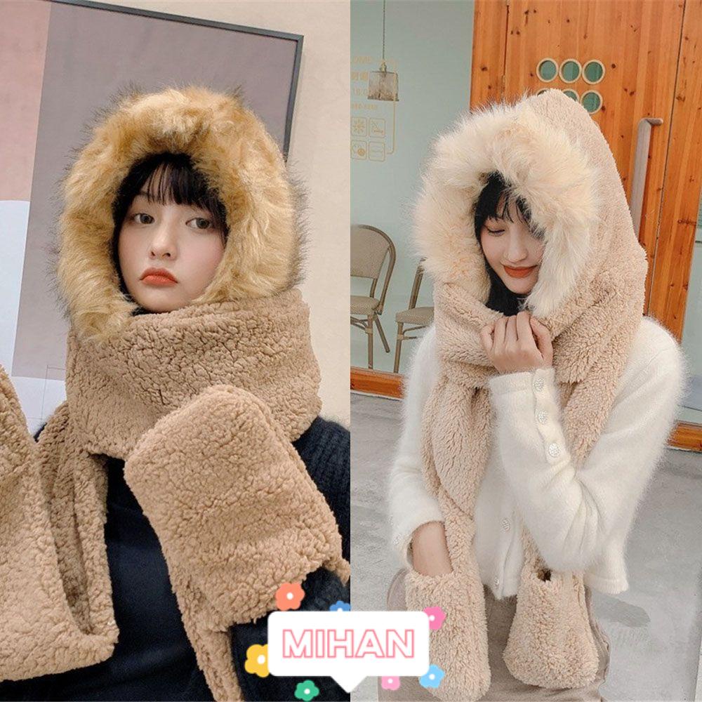Mũ Len Trùm Đầu Giữ Ấm Mùa Đông MIHAN1