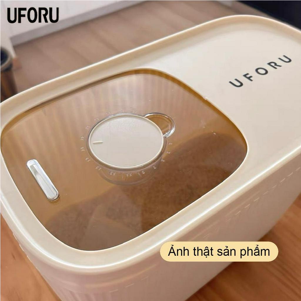 Thùng đựng gạo nhà bếp thông minh chống ẩm mốc uforu nhiều kích cỡ 5kg 10kg 15kg - UF309