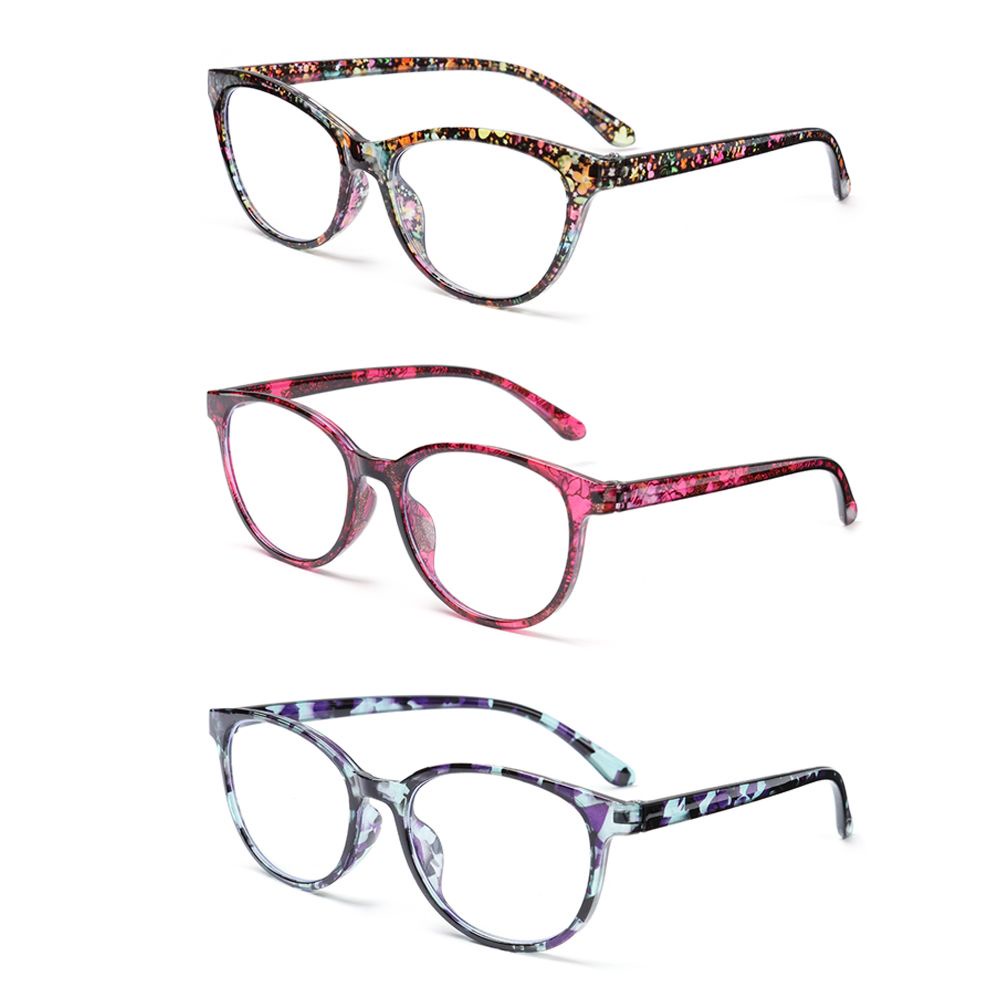 Kính Đọc Sách Gọng Hoa Siêu Nhẹ Chống Ánh Sáng Xanh Kiểu Vintage Thời Trang Cho Nữ Sự Bảo Vệ