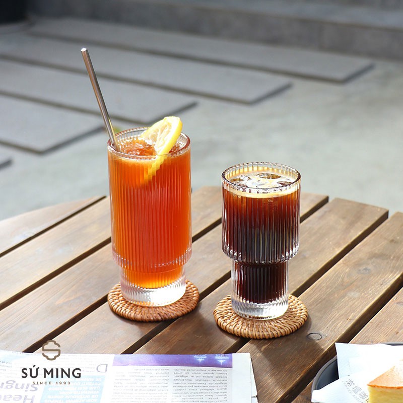 Cốc Ly Thuỷ Tinh , Thiết Kế Độc Đáo, Cốc Uống Nước Sang Trọng, Đẳng Cấp