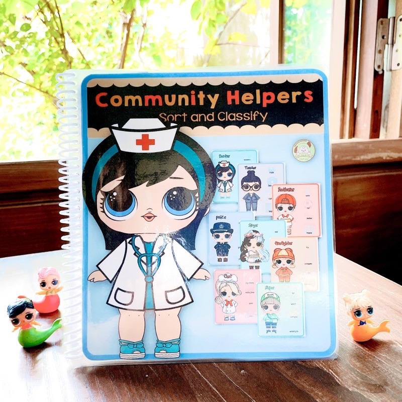 -Lol nghề nghiệp, bóc dán thay trang phục búp bê, sản phẩm tri ân khách hàng