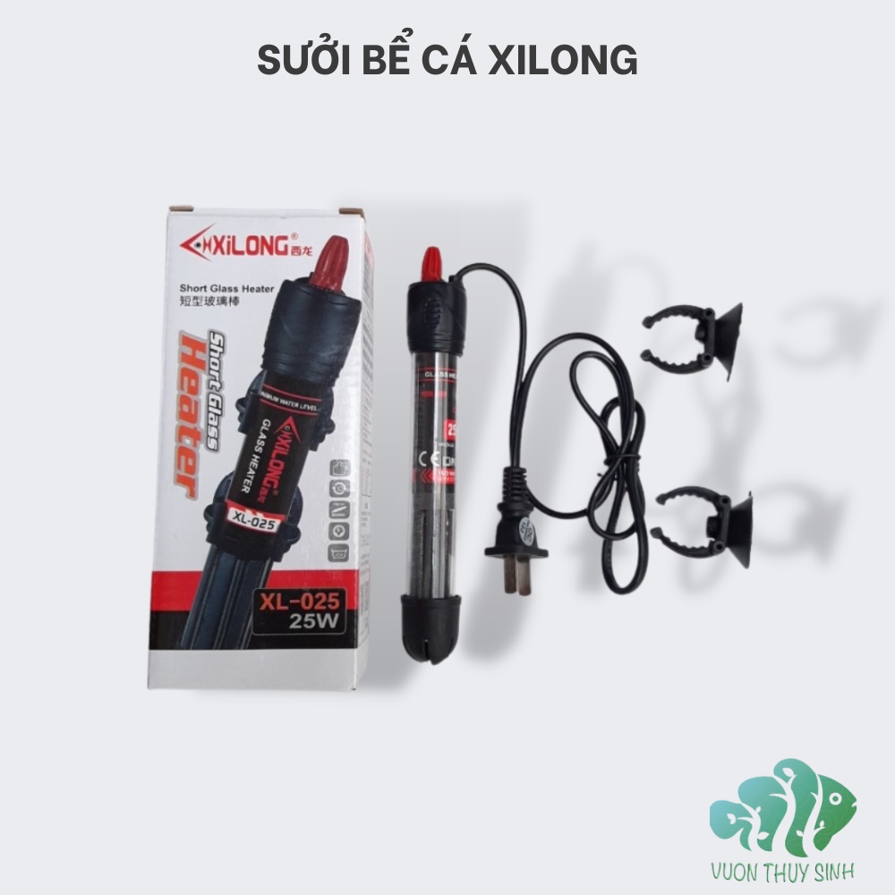 Sưởi bể cá Xilong có núm điều chỉnh nhiệt độ