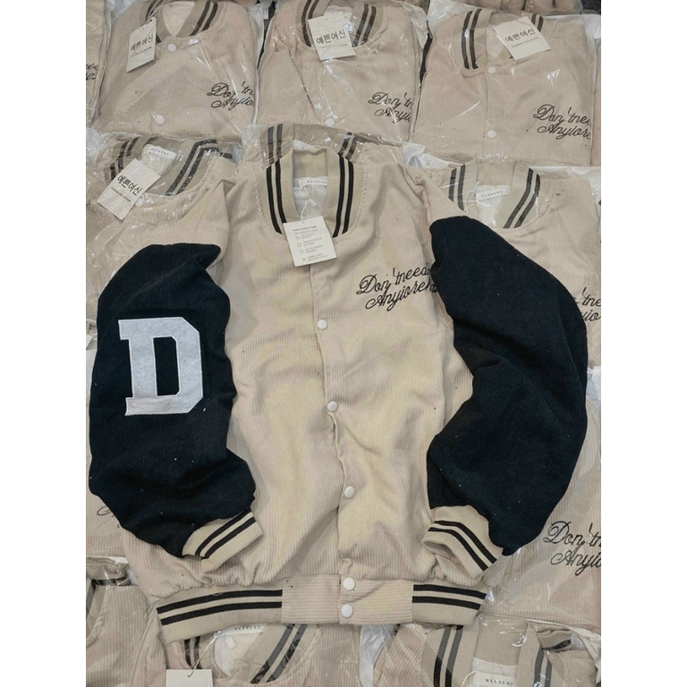 Áo Khoác Bomber Thêu Họa Tiết Chất Liệu Nhung Tăm Cao Cấp Thời Trang Sang Chảnh