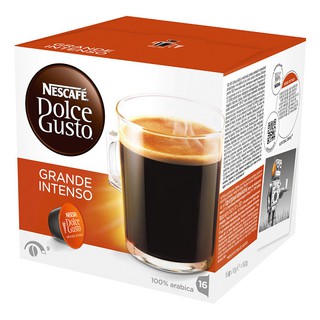 Hộp 16 viên nén cà phê rang xay nescafe dolce gusto - grande intenso 160g
