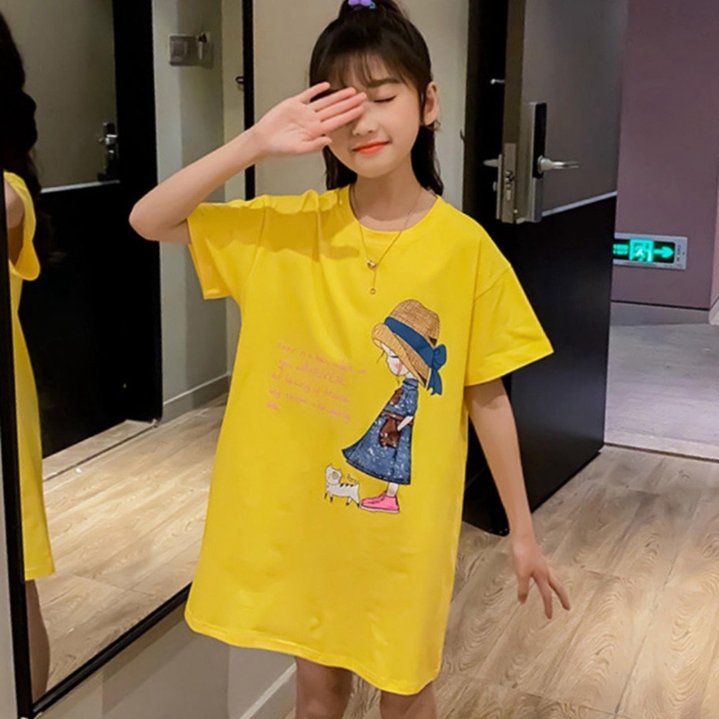 Váy SPORTKIDS Dành Cho Bé Gái 100%Cotton Hoạt Hình Ngộ Nghĩnh Nhiều Màu