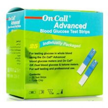 Que thử đường huyết Acon on call advanced 25 que