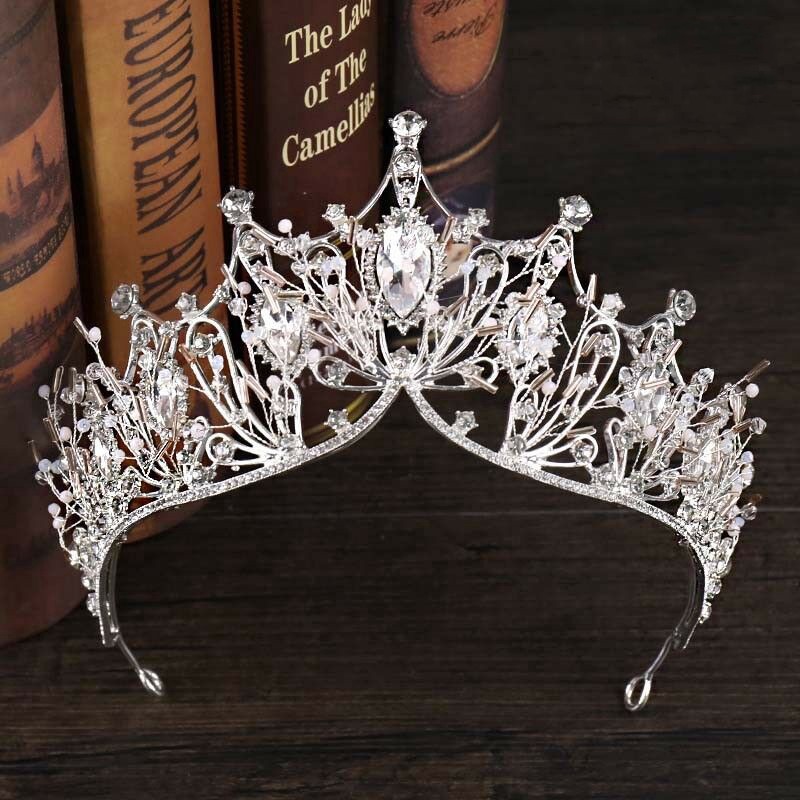 Vương miện công chúa Tiara pha lê (Hàng có sẵn)