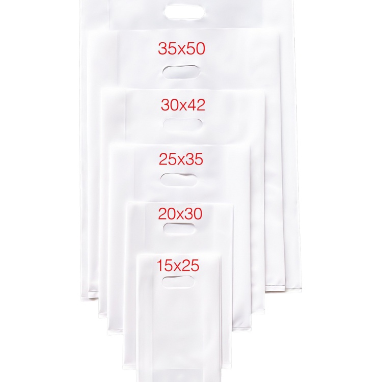Túi nilon hột xoài PE màu trắng sứ hàng loại 1 bóng đẹp 1kg ( nhận in ấn thiết kế theo yêu cầu- free thiết kế)