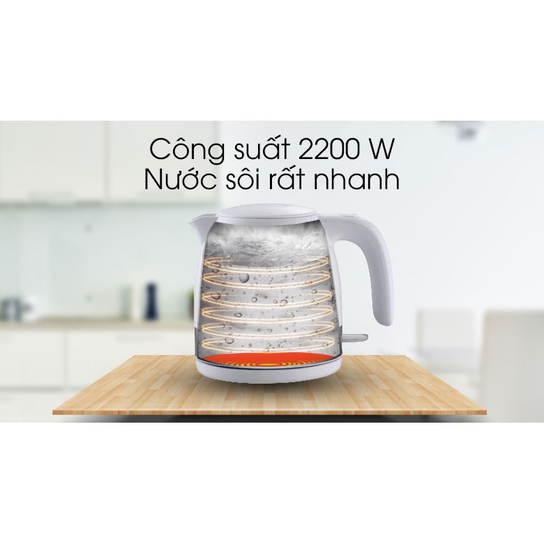 Bình siêu tốc Delites 1 lít ST10P01