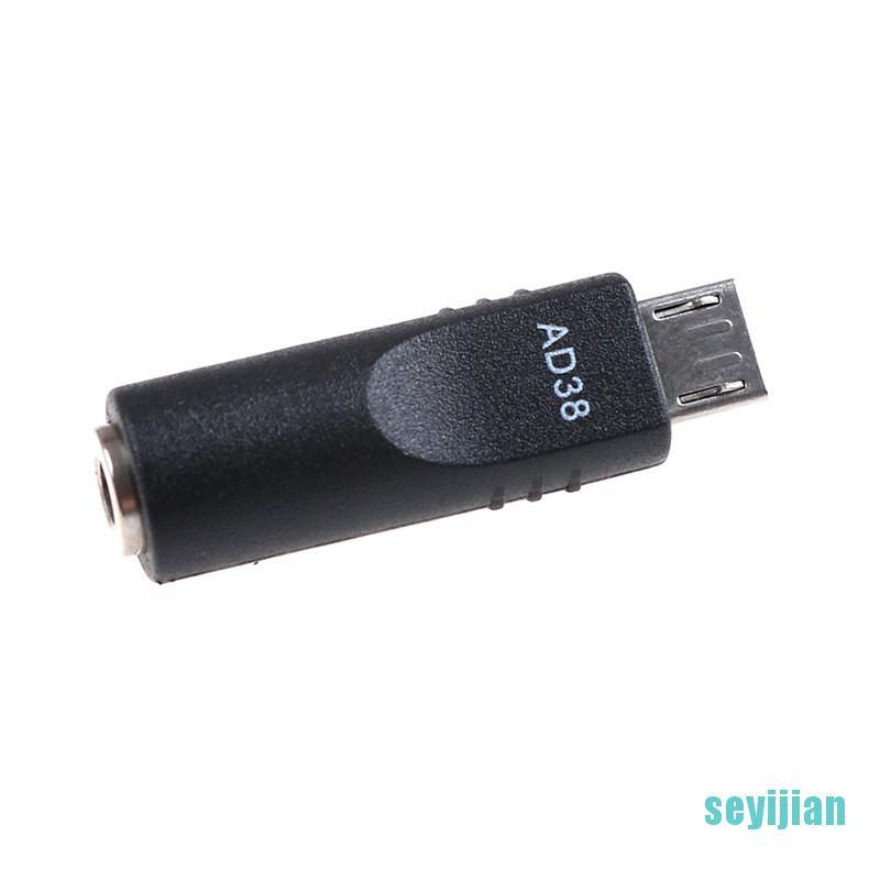 Bộ 2 Đầu Chuyển Đổi Cổng 3.5mm x 1.1mm Sang Micro USB 5 Pin
