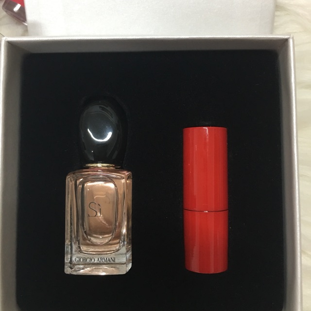 Nước hoa Giorgio Armani Si Miniature Gift Set 7ml & son  | Shopee Việt  Nam