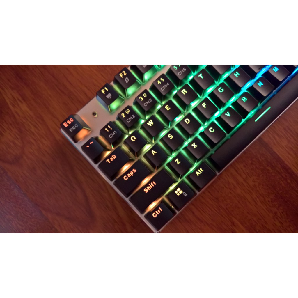 Bàn phím cơ Metoo zÊrÔ FullSize 104 phím LED RGB, Led Rainbow | BigBuy360 - bigbuy360.vn