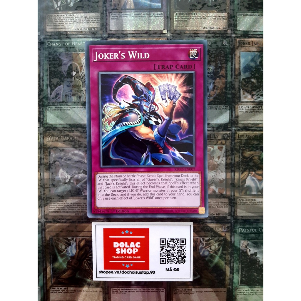THẺ BÀI YUGIOH TRAP  Joker's Wild - KICO-EN007 - Super