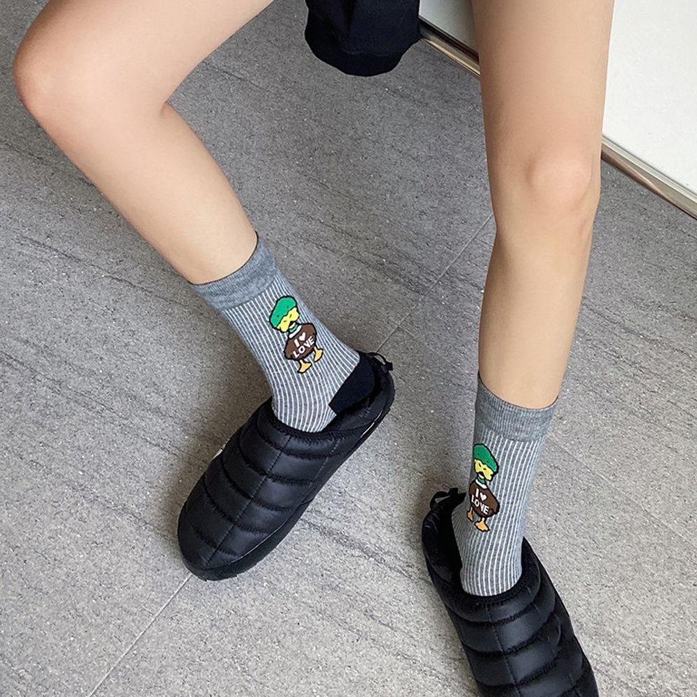 Vớ Nữ Họa Tiết Hoạt Hình Dễ Thương Phong Cách Harajuku