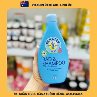 Sữa tắm gội chống cảm Penaten 400ml Đức cho bé từ sơ sinh, Hàng chuẩn Đức