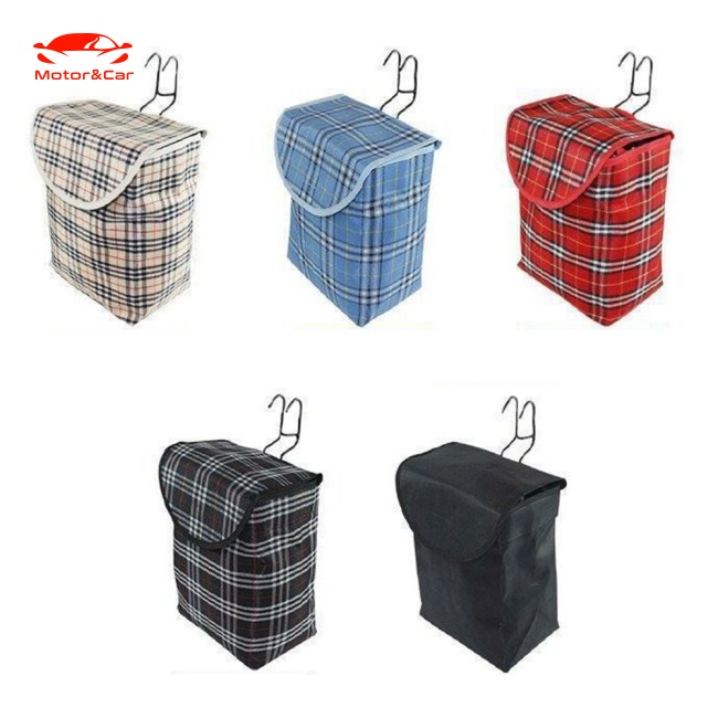 Giỏ Xe Đạp Bằng Vải Bạt Dày Chống Nước Có Nắp Đậy Kích Thước 28cmx26cmx16cm