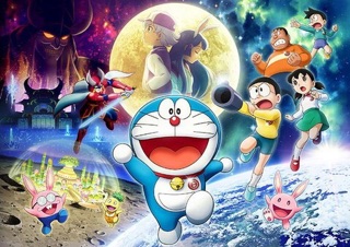 Poster anime đoremon 5 tấm khổ a4