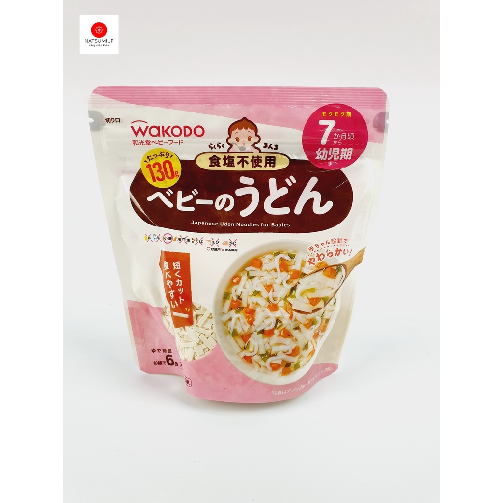 Mì Nui Ăn Dặm Wakodo Cho Bé Nhật Bản ( Date T9/2023)