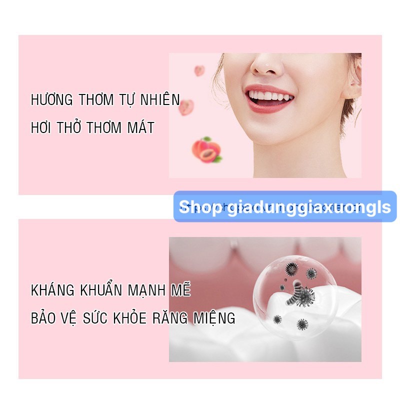 Xịt Thơm Miệng HEYXI 20ml Vị Đào Và Bạc Hà Thơm Mát (Dạng Hộp) A270