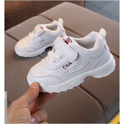 Giày Thể Thao Màu Trắng Phong Cách Hàn Quốc Thời Trang Hè Thu 2021 Cho Bé Gái Size 31-36
