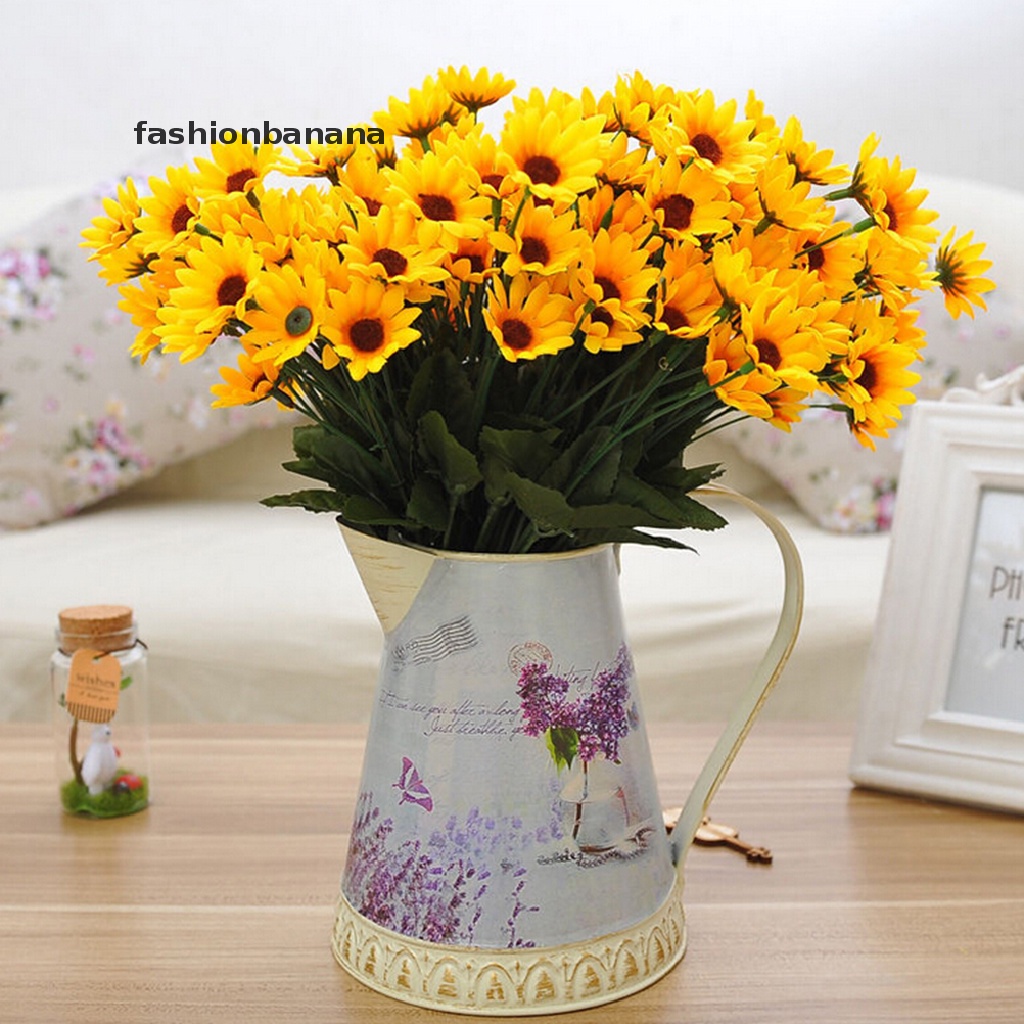 Bó Hoa Hướng Dương Giả 14 Bông Trang Trí Tiệc Cưới