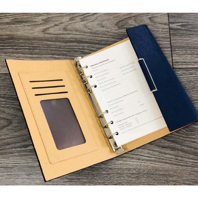 Bộ Quà Tặng Sổ + Bút ký, logo công ty