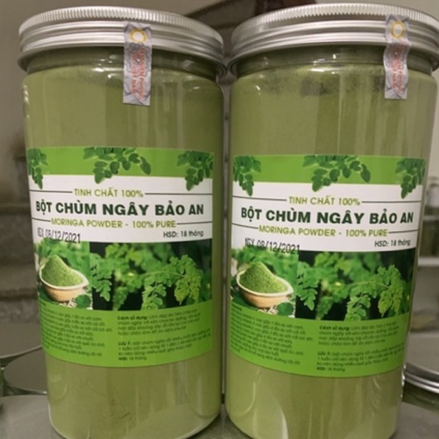 Bột chùm ngây sấy lạnh nguyên chất rất tốt cho sức khỏe