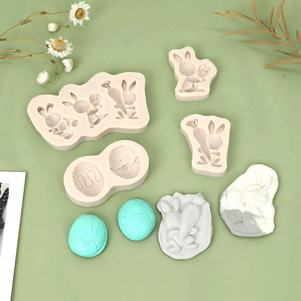 Khuôn Silicone Làm Bánh Tạo Hình Thỏ 3D Độc Đáo Tiện Dụng