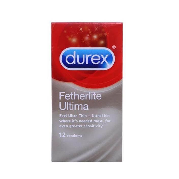 Bao Cao Su Durex Fetherlite Ultima Siêu Mỏng 12s