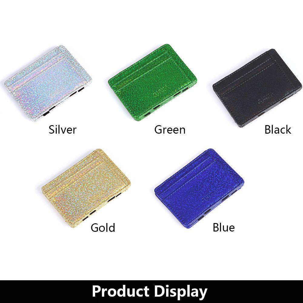 UUMIR Ví Đựng Tiền Xu Mini Bằng Da PU Đính Sequin Lấp Lánh Chất Lượng Cao