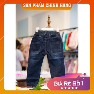 Quần bò dài cho bt, bg size 2-7 litibaby bo gấu, cực kute