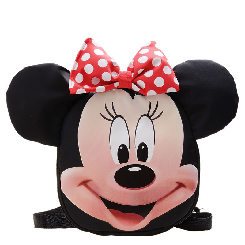 Balo Đi Học In Họa Tiết Hoạt Hình Chuột Mickey Minnie Đơn Giản Dễ Thương Dành Cho Bé Trai Và Bé Gái