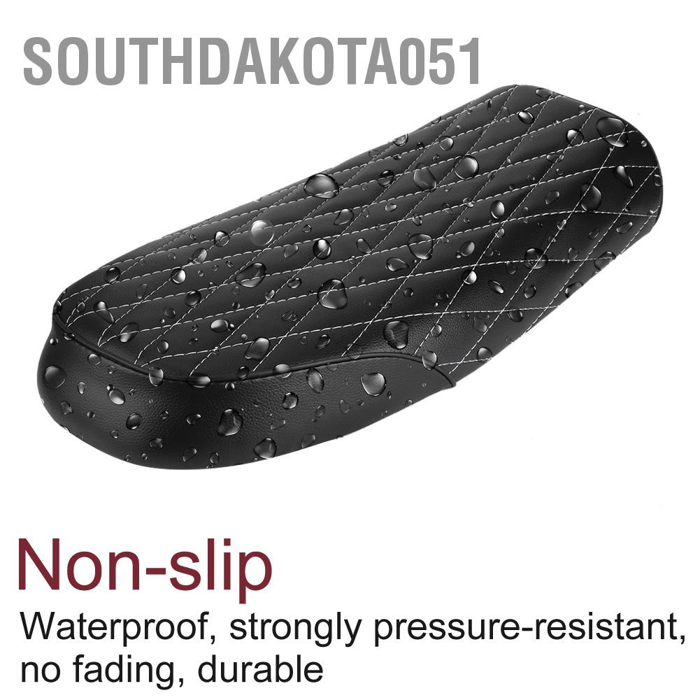 Yên ghế sau da PU phẳng phong cách cổ điển cho xe máy CB CL AX100 CG125 Cafe Racer