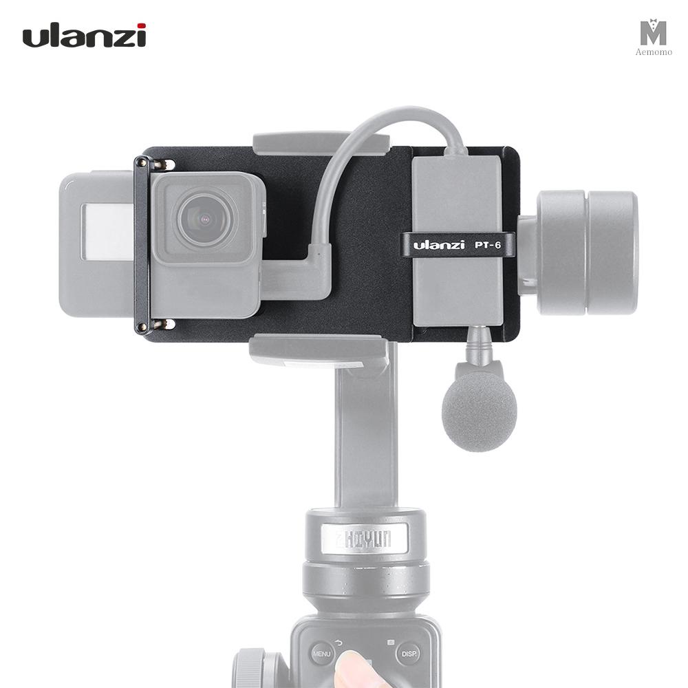 Ulanzi Đế Gắn Máy Ảnh Pt-6 Cho Gopro Hero 7 6 5 For Dji Moza Mini S Zhiyun Smooth 4 Vimble 2