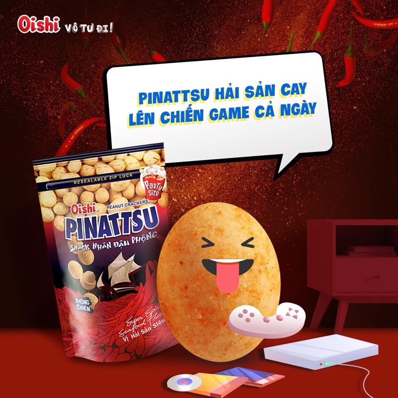 Oishi Pinattsu - Đậu Phộng Không Chiên Gói 95g | BigBuy360 - bigbuy360.vn