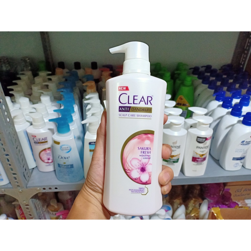 Dầu Gội Clear Men, Clear Bạc Hà - Thái Lan 450ml (Mẫu mới)