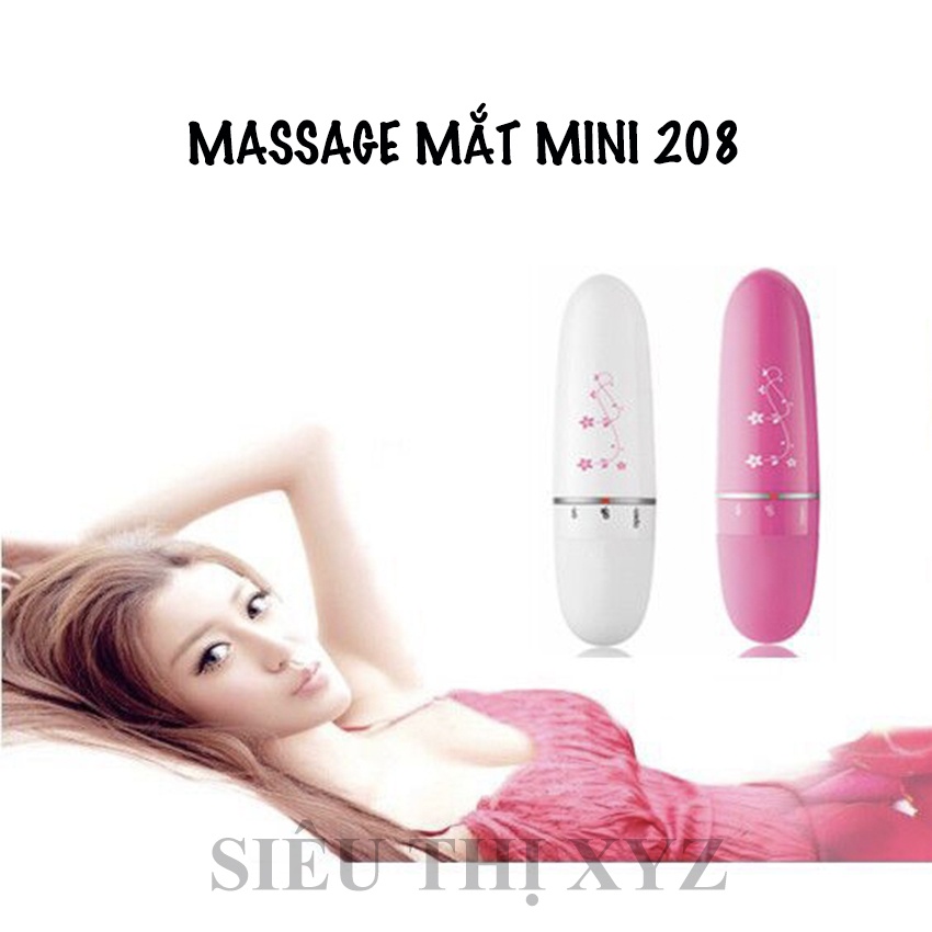 Máy Massage Mắt Mini 208 Cầm Tay Rung Mini Giúp Mát Xa Loại Bỏ Quầng Thâm Mắt, Mang Lại 1 Đôi Mắt Đẹp - Y65