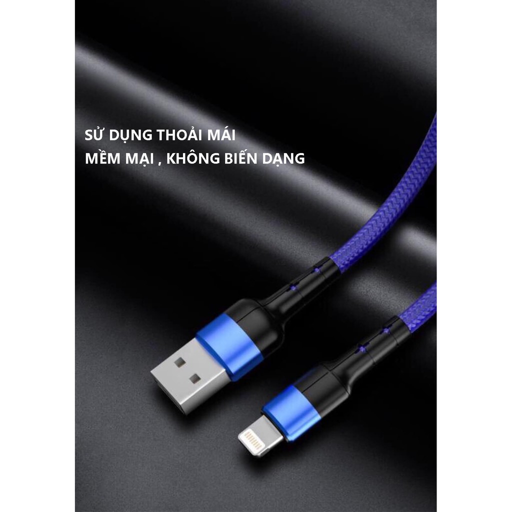 Dây Sạc Micro USB IBESKY LS32 X14 , Cáp Sạc Nhanh 5A Cho Android Chính Hãng