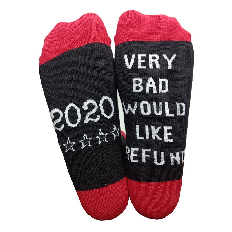 Youyo Vớ Cotton Màu Tương Phản In Chữ Very Bad Would Like Refund Vui Nhộn Thời Trang 2020 Cho Nam Và Nữ