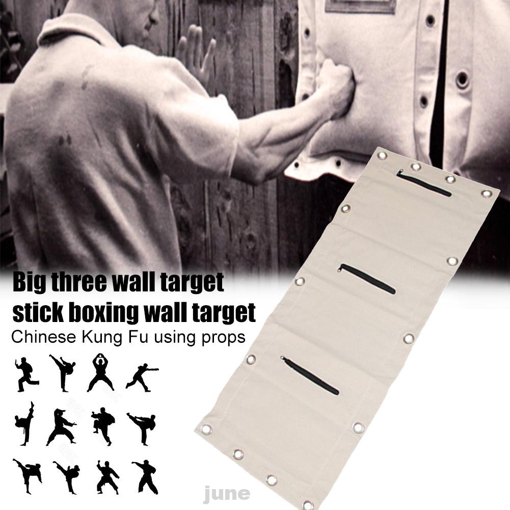 Beans Gravel Wear Resistant Muay Thai Target Training Equipment Boxing Wing Chun With Zipper Wall Hanging Empty Sand Bag
