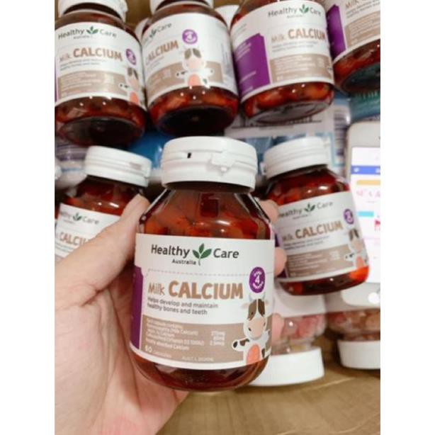 Milk Calcium Healthy Care Bổ Sung Canxi Cho Trẻ Trên 4 Tháng Tuổi