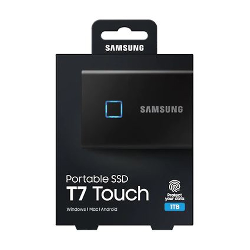 Ổ cứng di động SSD Samsung T7 TOUCH 500GB Màu Đen