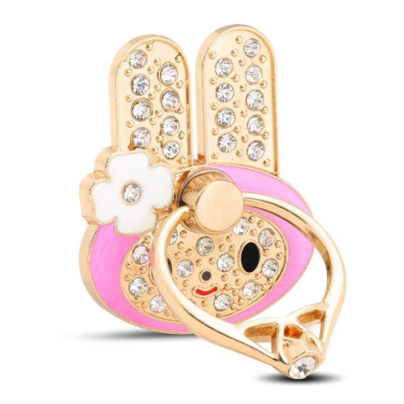 NUOWA Vòng Nhẫn Đỡ Điện Thoại Bằng Kim Loại Chống Rơi Hình Chuột Mickey Đa Năng Giá Đỡ
