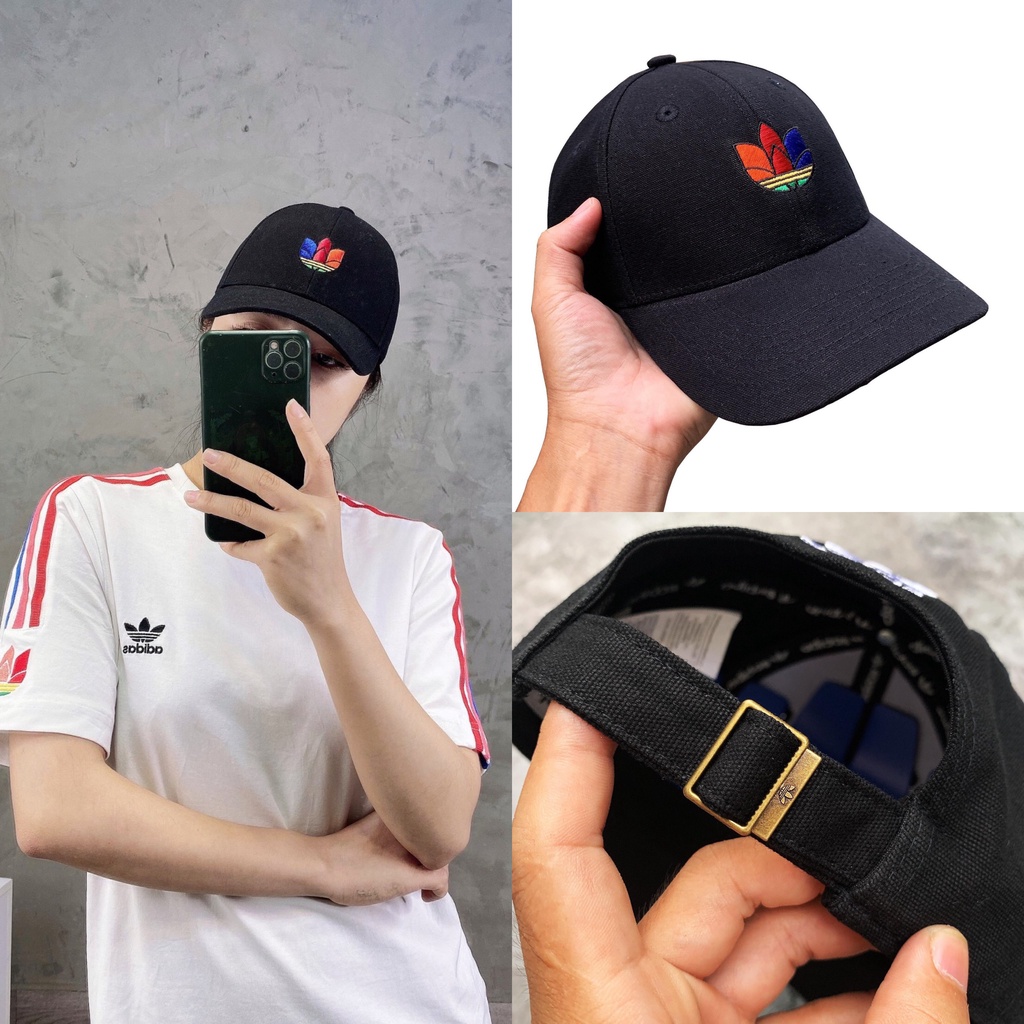 ⚡️[ HÀNG XUẤT FULL TAG CODE] Mũ / Nón 3D TREFOIL STRAP-BACK HAT - EV7702 /Ảnh Thật | CAM KẾT CHUẨN CHẤT LƯỢNG