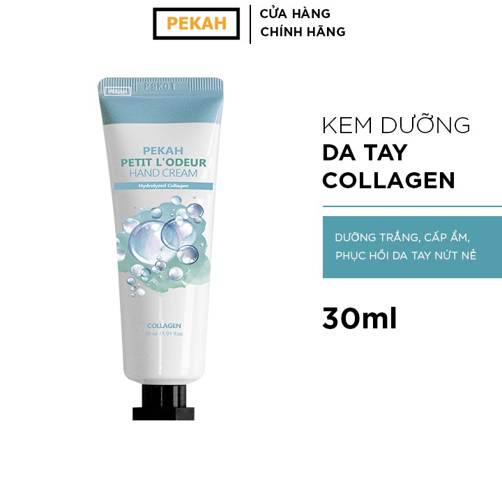 Kem Dưỡng Da Tay Cấp Ẩm Và Phục Hồi PEKAH Petit L'odeur Collagen Hand Cream 30ml